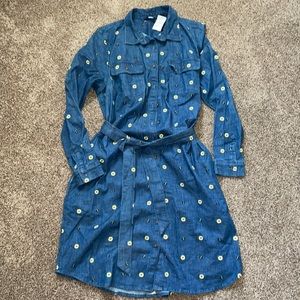 NWT Lands End Sunflower Dress